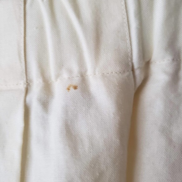 90's Linen Buttercream Pull on Pants Women's XL Minimalist - Picture 4 of 6